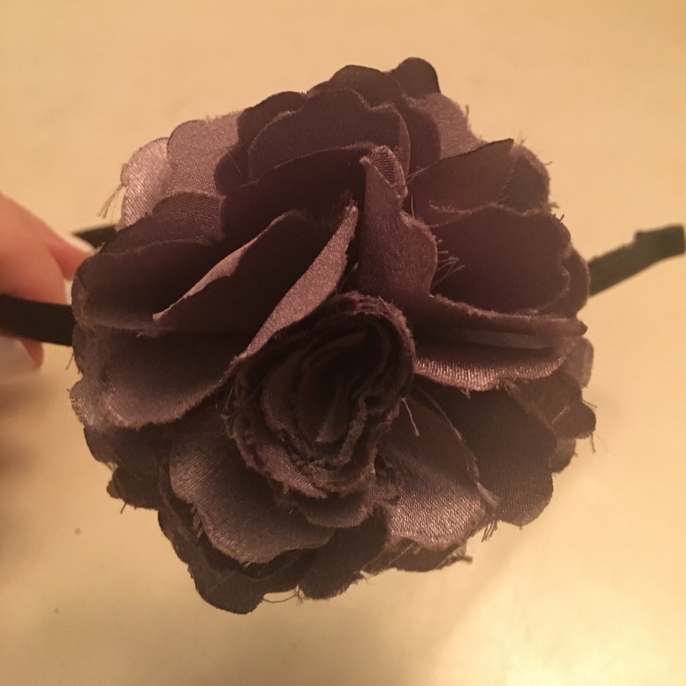 Beautiful J. Crew silk flower handmade headband
