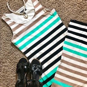 Striped Maxi Dress