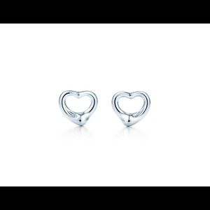 Tiffany & Co Elsa Peretti Open Heart Earrings