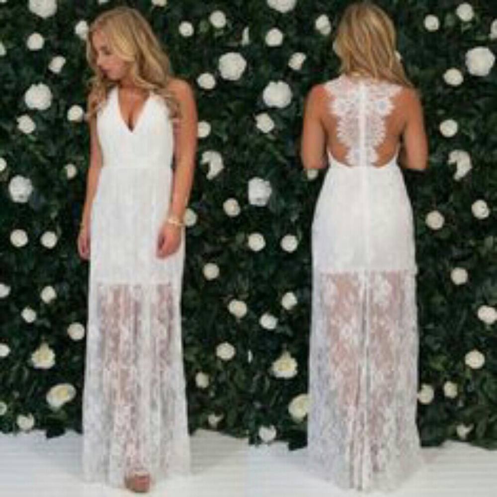 Dainty hooligan white maxi