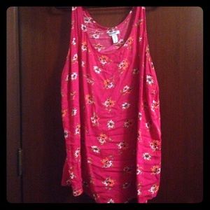 Old Navy Floral Tank Top XXL