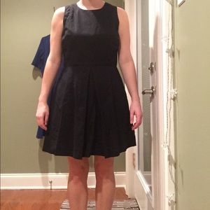 Black Linen Blend GAP Work Dress