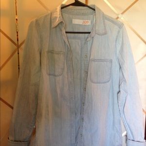 Joe Fresh denim long sleeve shirt