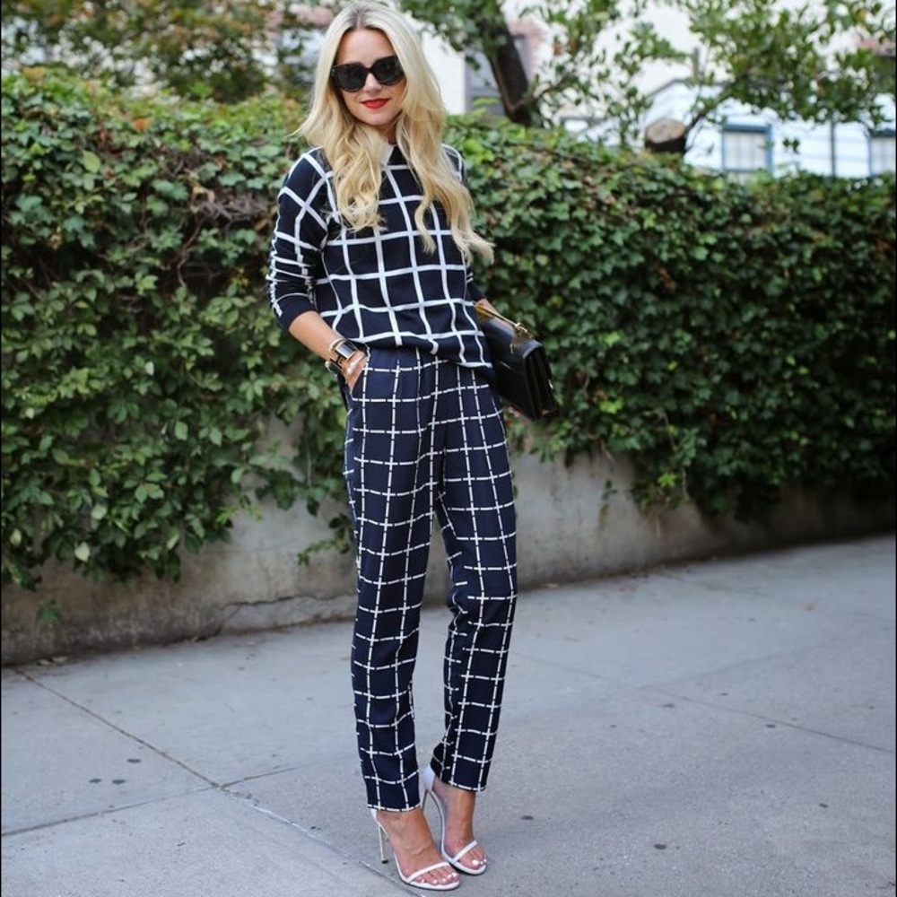 Checked Pants