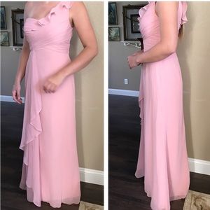 Davids Bridal Ballet color Long Bridesmaid dress