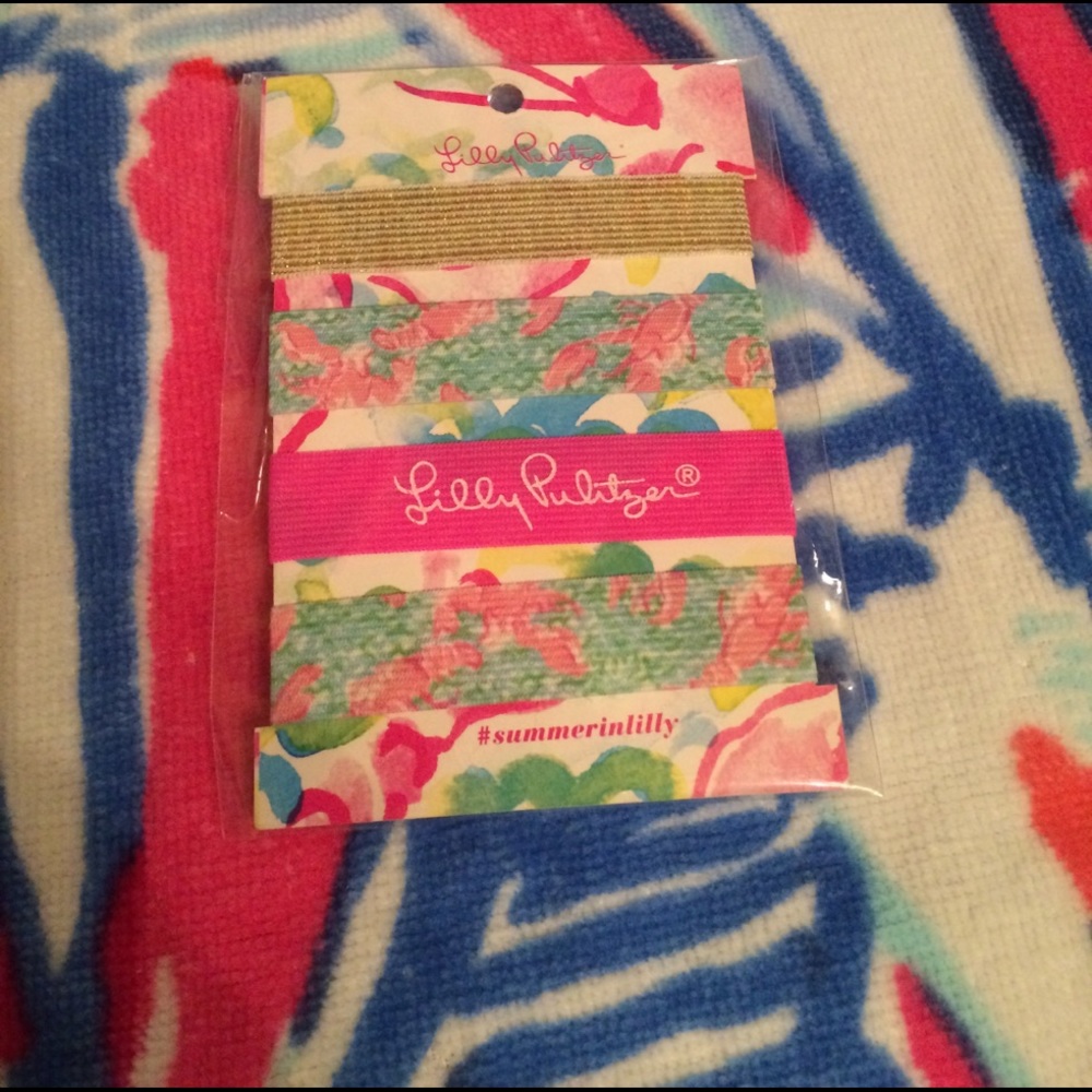 NWT Lilly Pulitzer Hairties