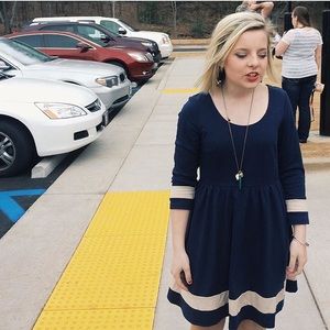 Navy blue dress by Love Riche