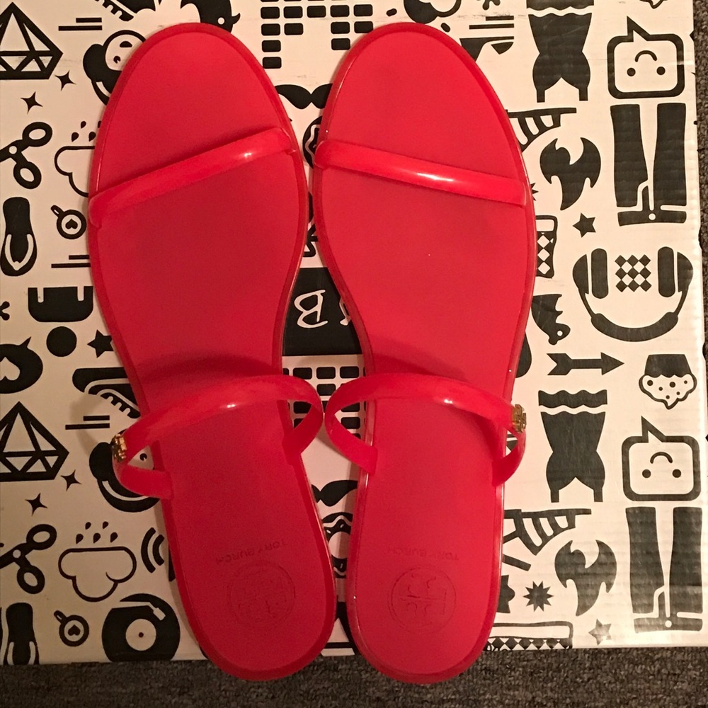 Tory burch two strap jellies