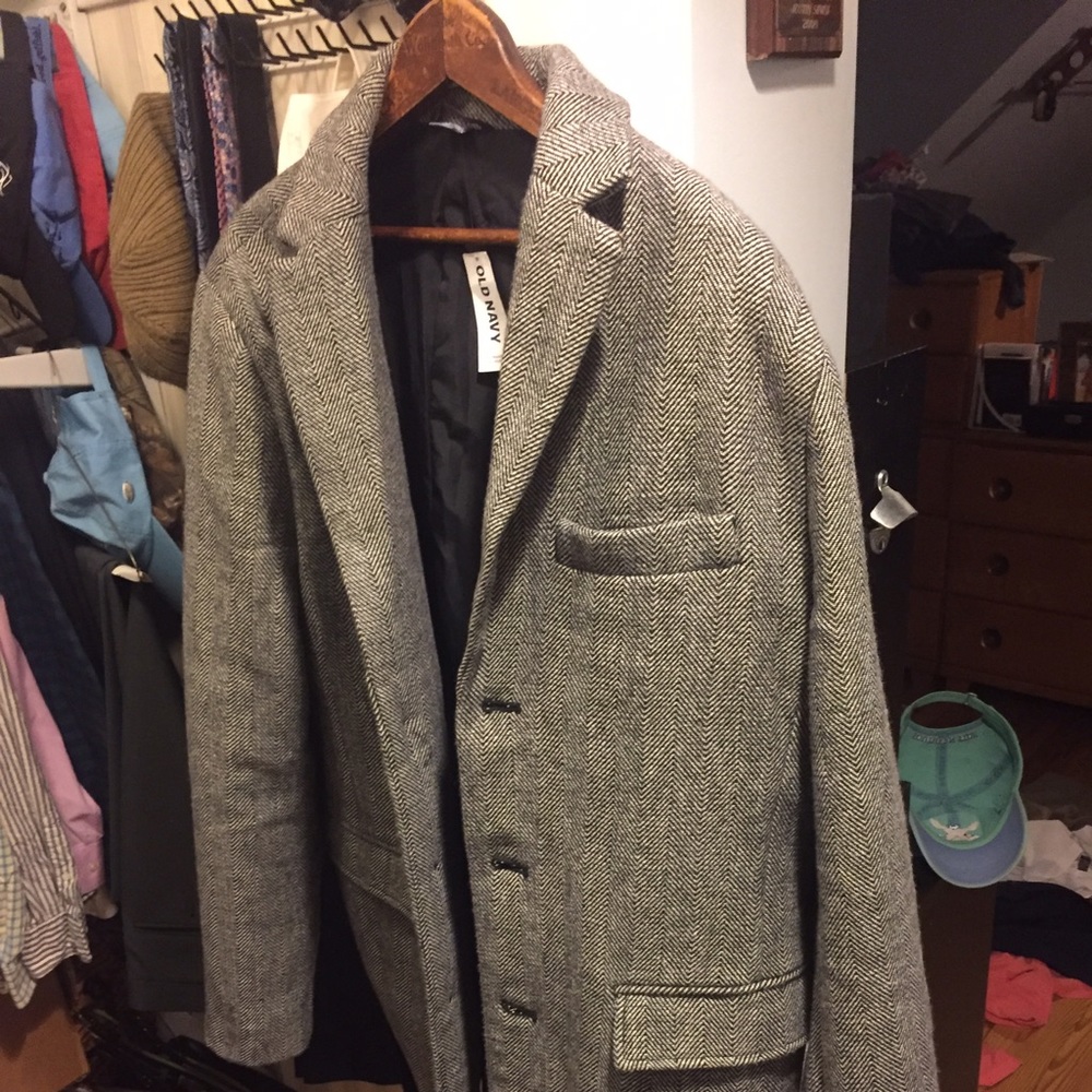 Herringbone Top Coat