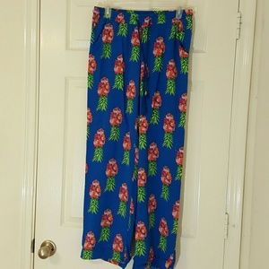 Beachy pineapple pants