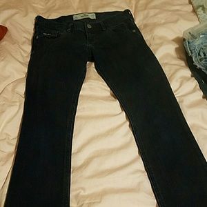 Hollister dark wash super stretch skinny jeans