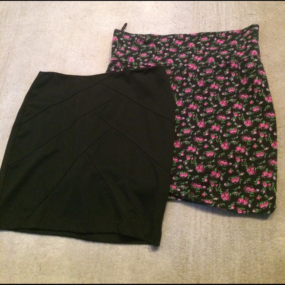 Two mini skirts