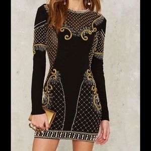 Love Will Never Do Embellished Dress