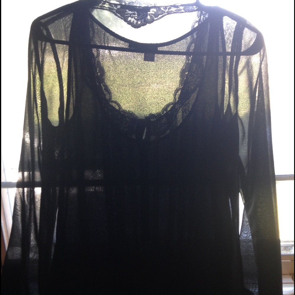 Black dressy top