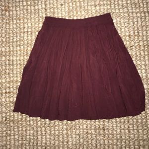 Maroon Brandy Melville skirt!