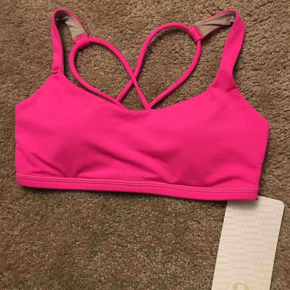 Lululemon Free To Be bra (hot pink)