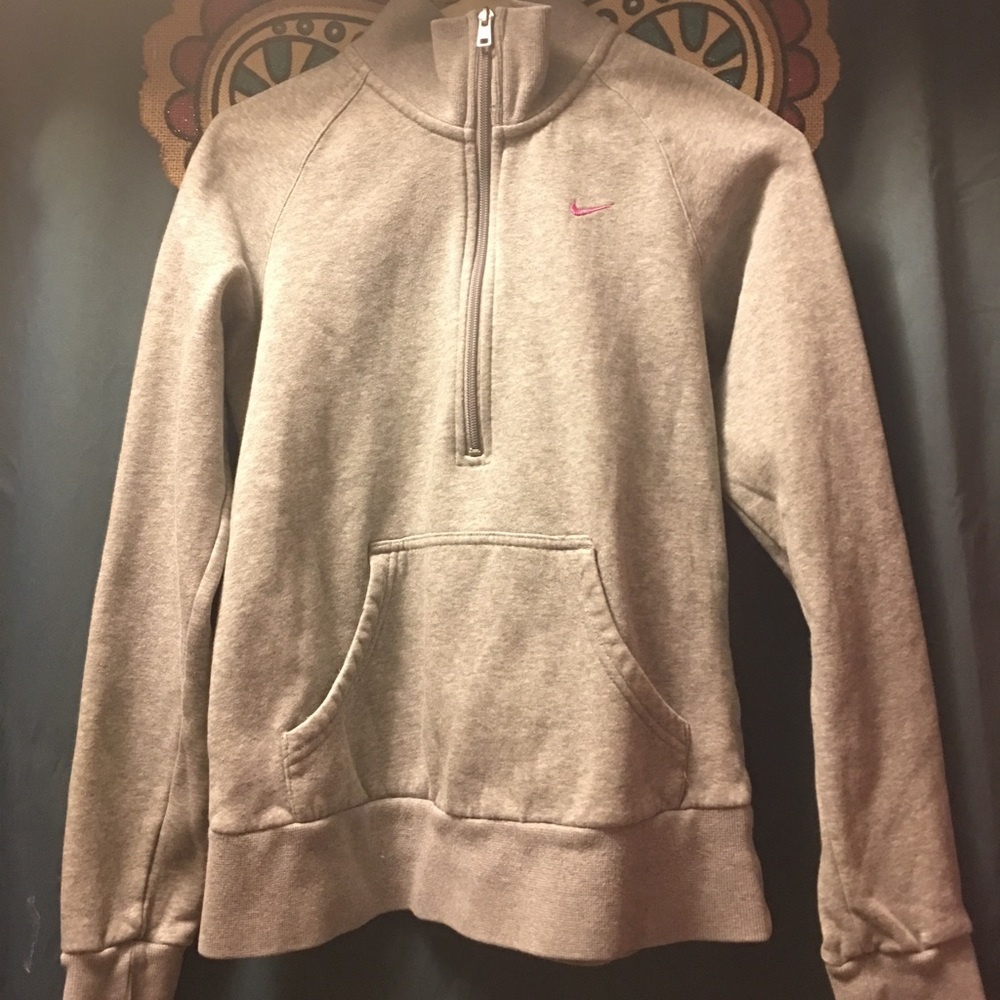 Girl's Nike half zip sweater jacket size S