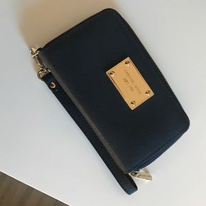Navy Blue Michael Kors Wallet/Clutch