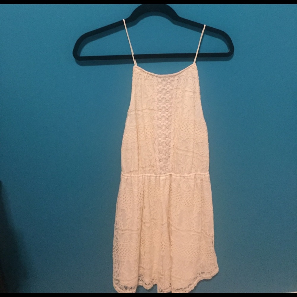 Creme colored lace dress!!