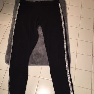 Black pink victorias secret leggings
