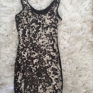 Sequined bodycon dress