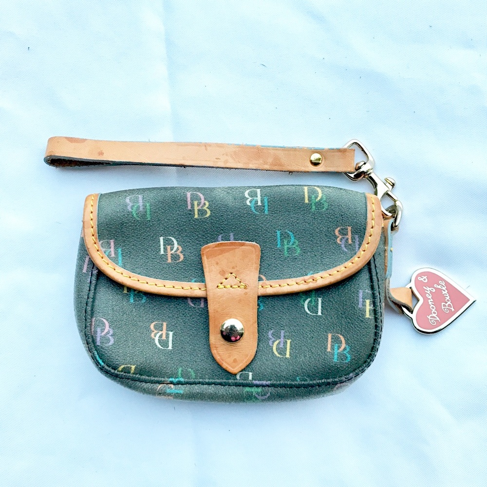 Dooney and Bourke Gun Metal Grey Wristlet