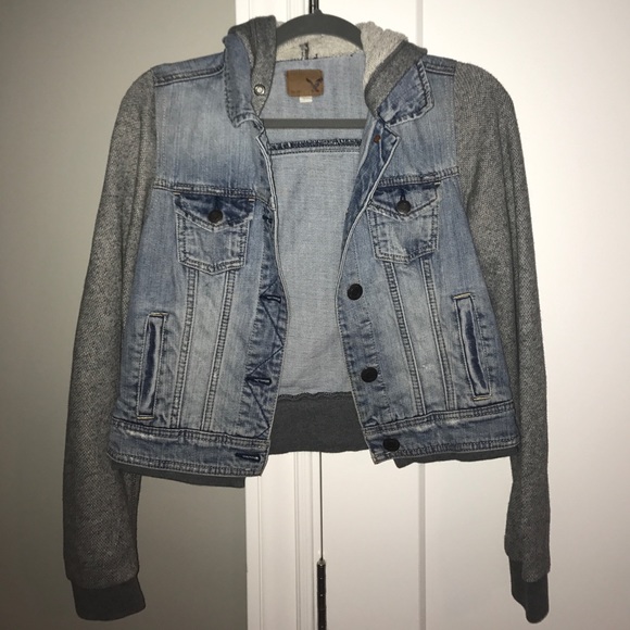 Jean jacket/ sweatshirt - Picture 1 of 4