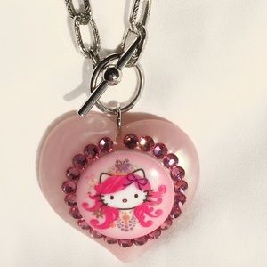 Tarina Tarantino - Hello Kitty Pink Heart Necklace