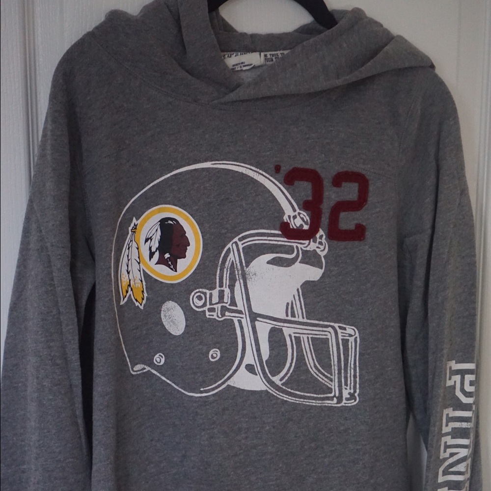 Victoria's Secret PINK Redskins Hooded Pullover LG