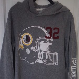 Victoria's Secret PINK Redskins Hooded Pullover LG