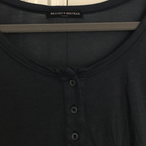 Brandy Melville Blue long sleeve - Picture 2 of 3