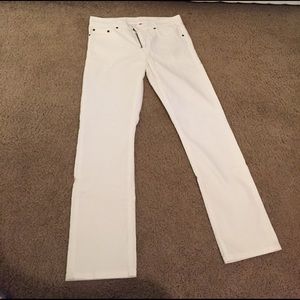 Uniqlo white jean
