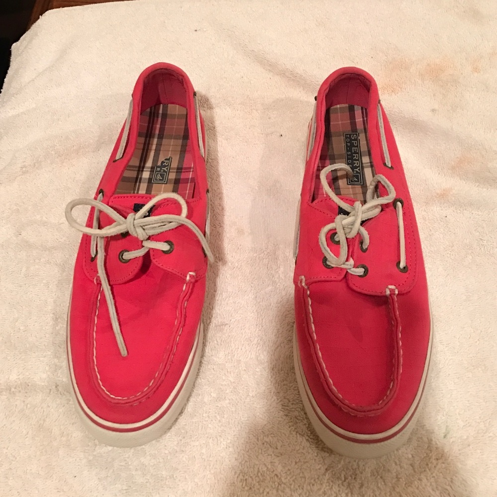 Pink Sperry Top-sider size 9