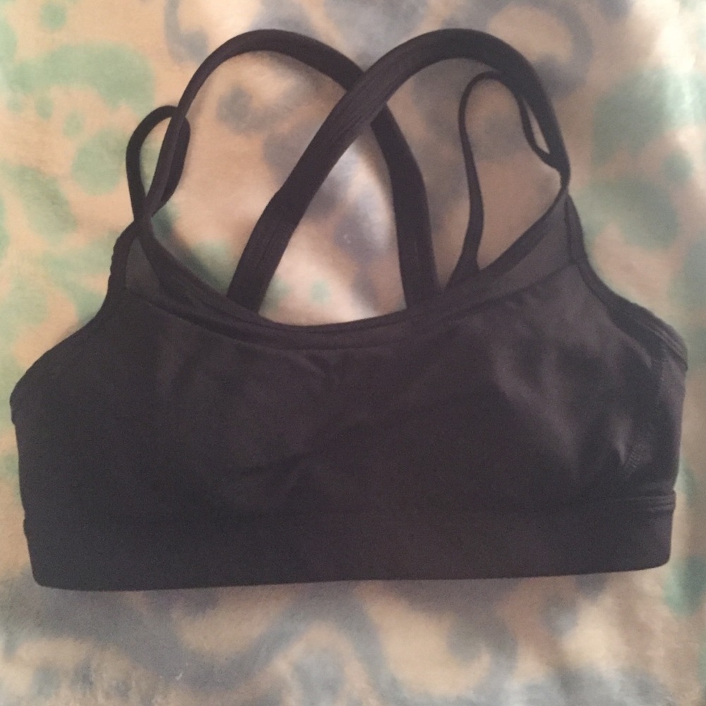 Lululemon black sports bra