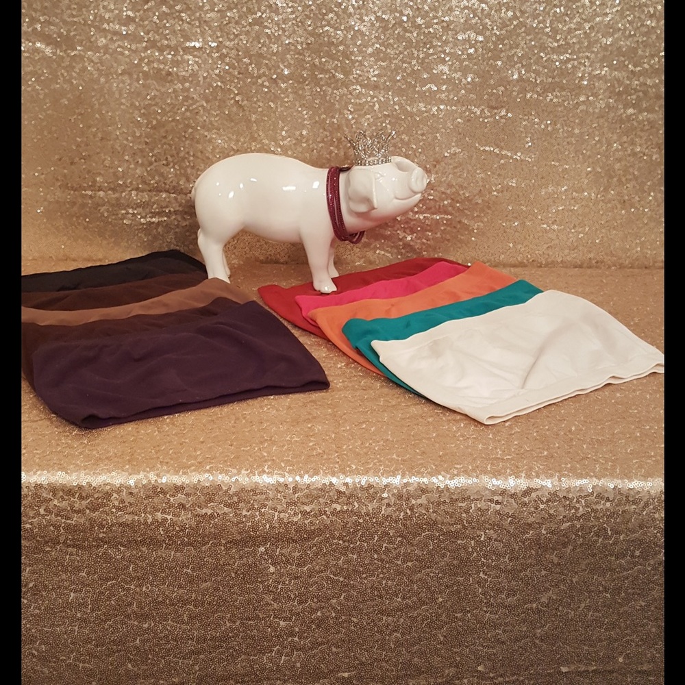 ❗️ FINAL SALE ❗️MULTI COLORS TUBE BANDEAU BRA LOT