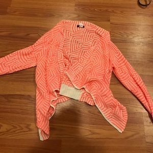 Coral cardigan