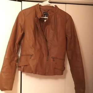 Faux leather  jacket