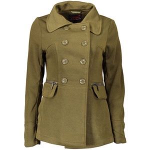 Olive peacoat