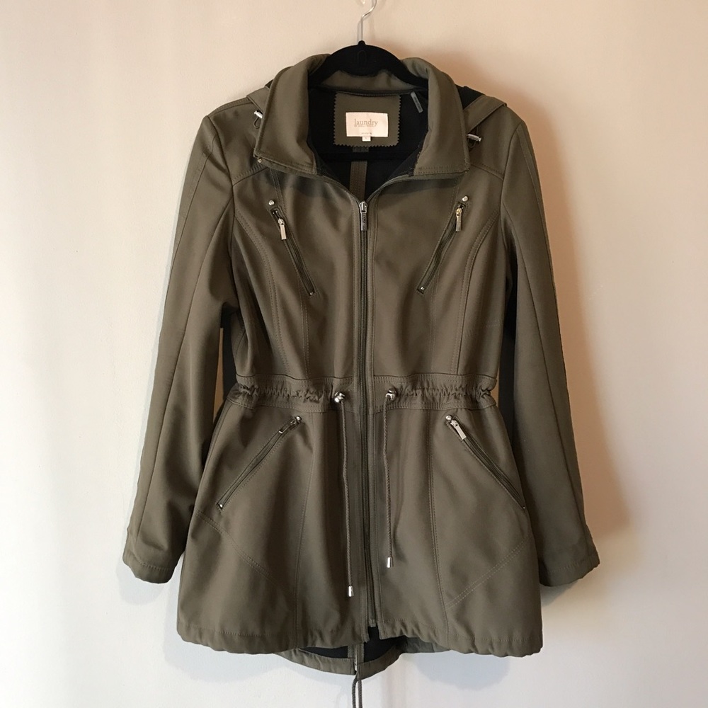 Zip Up Trench Coat