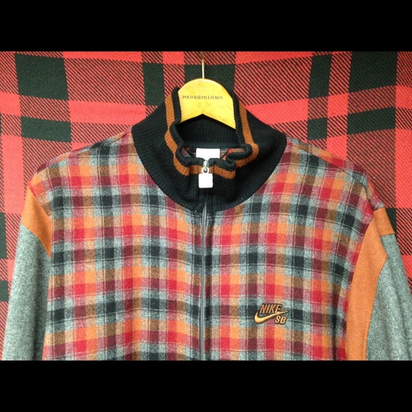 Nike Other - Early Nike sb wool plaid coat rare xxl