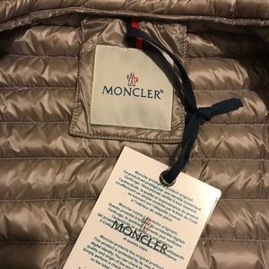 PRICE REDUCED!  Brand new moncler puffer jacket