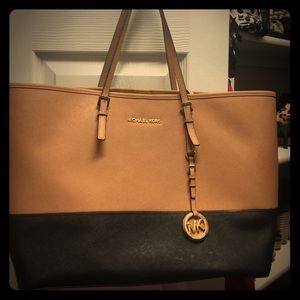 Michael Kors two toned bag
