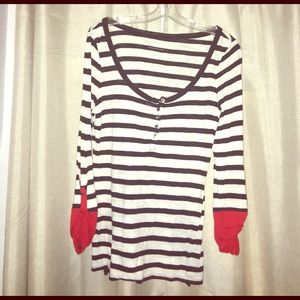 Express - Henley - Long Sleeve Tshirt