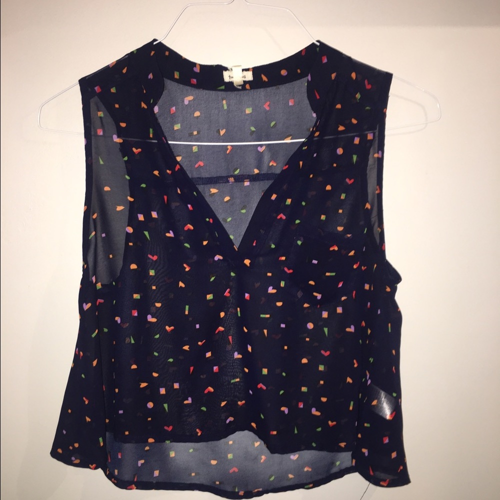 Geometric Crop Top