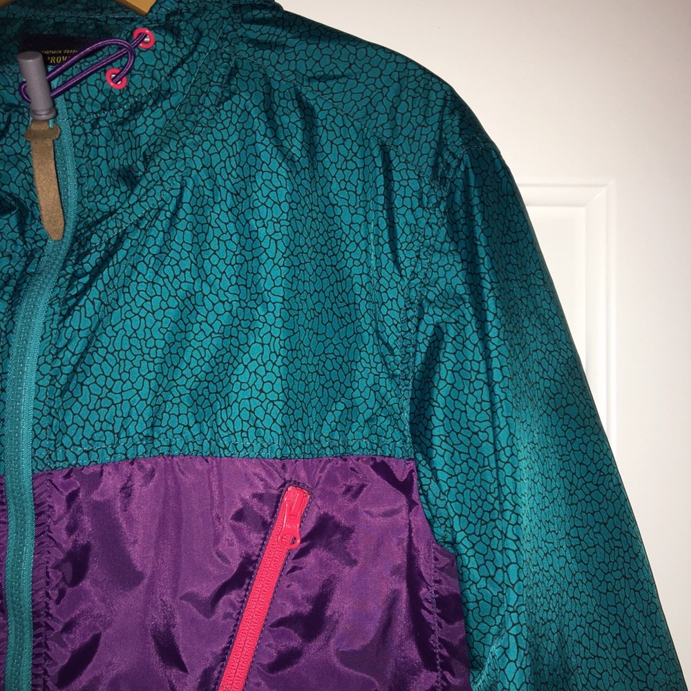 Urban Outfitters CPO Colorblock Windbreaker Jacket