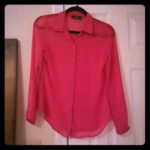 Hot pink blouse
