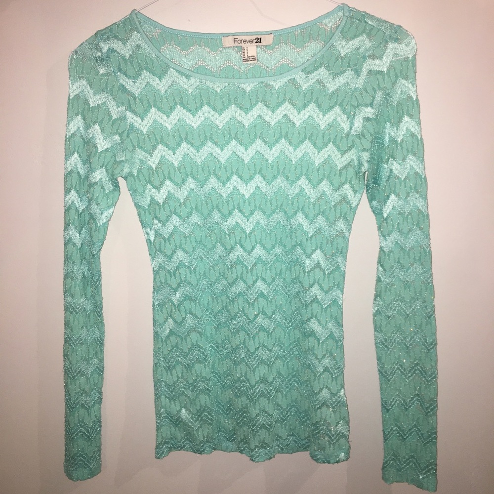 Lace long sleeve top