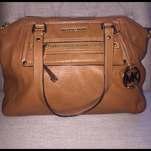 Michael Kors Luggage leather satchel
