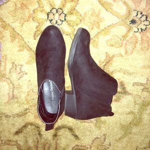 Short black booties! Worn once