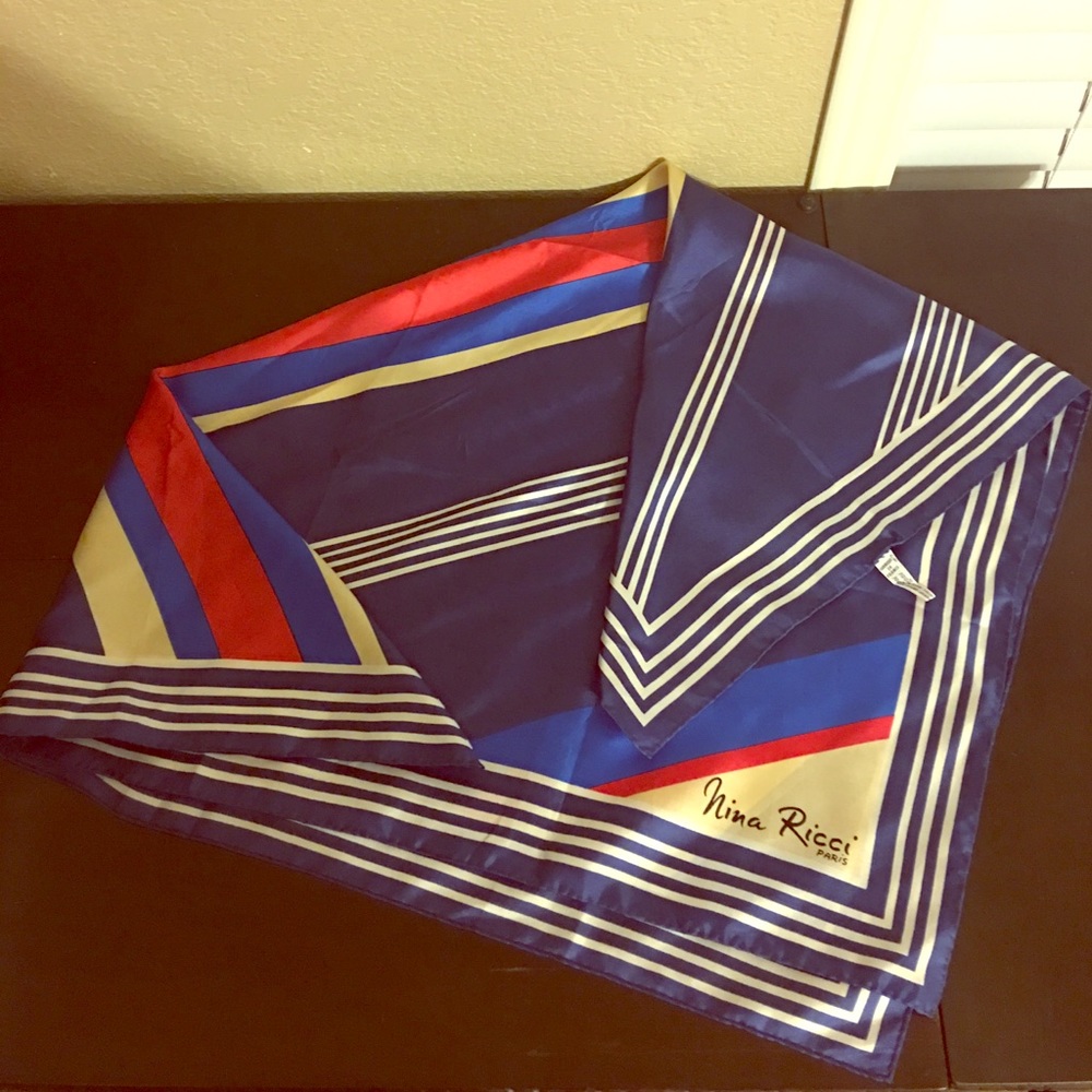 Vintage Nina Ricci Silk Scarf